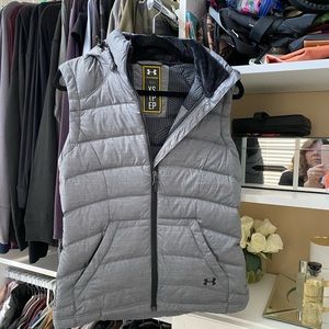 Under Armour puffer vest with hood